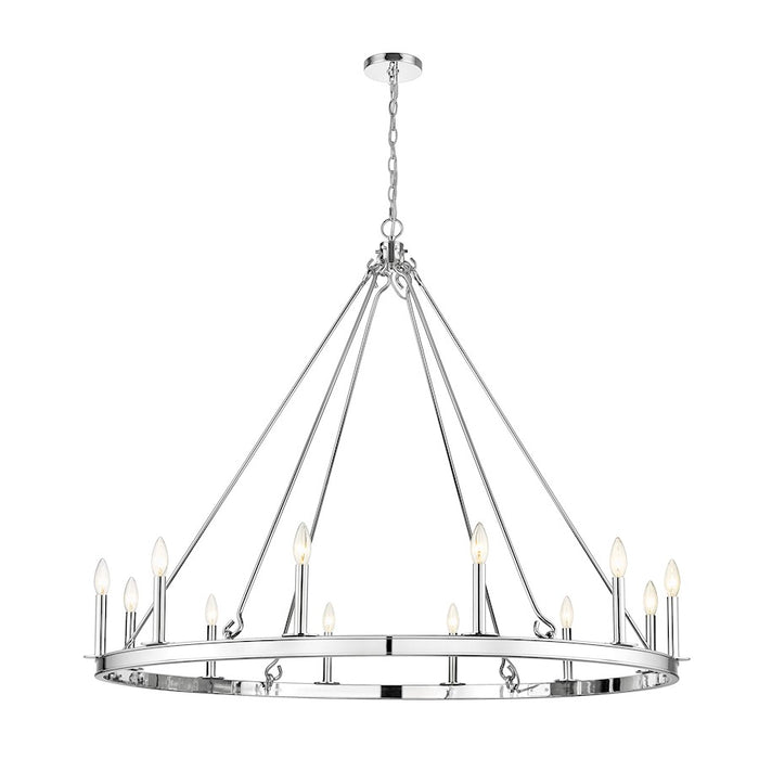 Z-Lite Barclay Chandelier, Polished Nickel/Polished Nickel