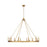 Z-Lite Barclay 12 Light 48" Chandelier, Rubbed Brass/Rubbed Brass