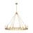 Z-Lite Barclay 12 Light 48" Chandelier, Rubbed Brass/Rubbed Brass