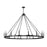 Z-Lite Barclay 16 Light 62" Chandelier, Matte Black/Matte Black