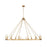 Z-Lite Barclay 16 Light 62" Chandelier, Rubbed Brass/Rubbed Brass