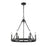 Z-Lite Barclay 6 Light 24" Chandelier, Matte Black -482R-6MB