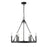 Z-Lite Barclay 6 Light 24" Chandelier, Matte Black
