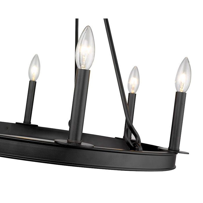 Z-Lite Barclay 6 Light 24" Chandelier, Matte Black