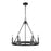 Z-Lite Barclay 6 Light 24" Chandelier, Matte Black