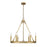 Z-Lite Barclay 6 Light 24" Chandelier, Olde Brass