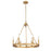 Z-Lite Barclay 6 Light 25" Chandelier, Rubbed Brass/Rubbed Brass - 482R-6RB