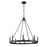Z-Lite Barclay 8 Light 32" Chandelier, Matte Black