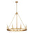 Z-Lite Barclay 8 Light 33" Chandelier, Rubbed Brass/Rubbed Brass - 482R-8RB