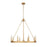 Z-Lite Barclay 8 Light 33" Chandelier, Rubbed Brass/Rubbed Brass