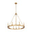 Z-Lite Barclay 8 Light 33" Chandelier, Rubbed Brass/Rubbed Brass