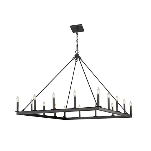 Z-Lite Barclay 16 Light 41" Chandelier, Matte Black -482S-16MB