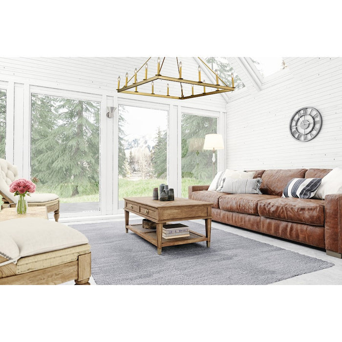 Z-Lite Barclay 16 Light 41" Chandelier, Olde Brass