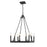 Z-Lite Barclay 8 Light 31" Chandelier, Matte Black