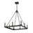 Z-Lite Barclay 8 Light 31.5" Chandelier, Matte Black -482S-8-26MB