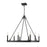 Z-Lite Barclay 8 Light 31.5" Chandelier, Matte Black