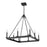 Z-Lite Barclay 8 Light 31.5" Chandelier, Matte Black