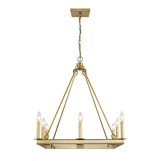 Z-Lite Barclay 8 Light 31.5" Chandelier, Olde Brass