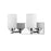 Z-Lite Soledad 2 Light Vanity, Chrome/White