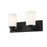 Z-Lite Soledad 2 Light Vanity, Matte Black/White