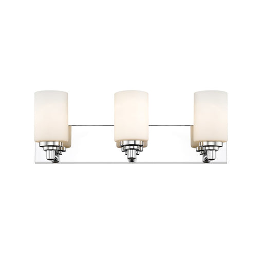 Z-Lite Soledad 3 Light Vanity, Chrome/White