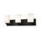 Z-Lite Soledad 3 Light Vanity, Matte Black, White - 485-3V-MB
