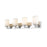 Z-Lite Soledad 4 Light Vanity, Chrome/White