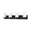 Z-Lite Soledad 4 Light Vanity, Matte Black/White