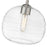 Z-Lite Harmony 1 Light 10" Pendant, Brushed Nickel/Clear