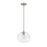 Z-Lite Harmony 1 Light 10" Pendant, Brushed Nickel/Clear