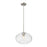Z-Lite Harmony 1 Light 14" Pendant, Brushed Nickel/Clear