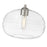 Z-Lite Harmony 1 Light 14" Pendant, Brushed Nickel/Clear