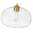 Z-Lite Harmony 1 Light 14" Pendant, Olde Brass/Clear