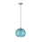 Z-Lite Harmony 1 Light 10" Pendant, Brushed Nickel/Blue