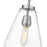 Z-Lite Ayra 1 Light 11.75" Pendant, Brushed Nickel/Clear