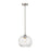 Z-Lite Chloe 1 Light 10" Pendant, Brushed Nickel, Clear - 490P10-BN
