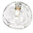 Z-Lite Chloe 1 Light 10" Pendant, Brushed Nickel/Clear