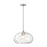 Z-Lite Chloe 1 Light 14" Pendant, Brushed Nickel, Clear - 490P14-BN