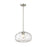 Z-Lite Chloe 1 Light 14" Pendant, Brushed Nickel/Clear