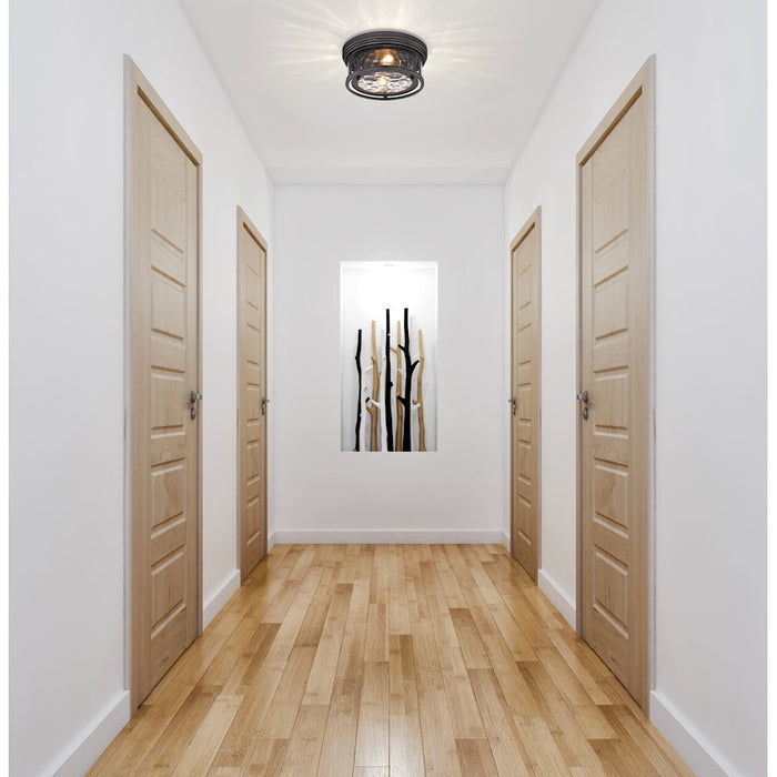 Z-Lite Clarion Flush Mount, Clear