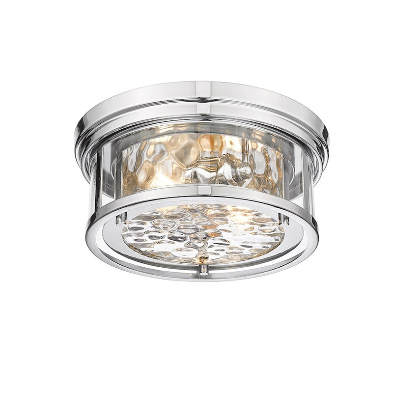 Z-Lite Clarion Flush Mount, Clear