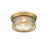 Z-Lite Clarion Flush Mount, Clear