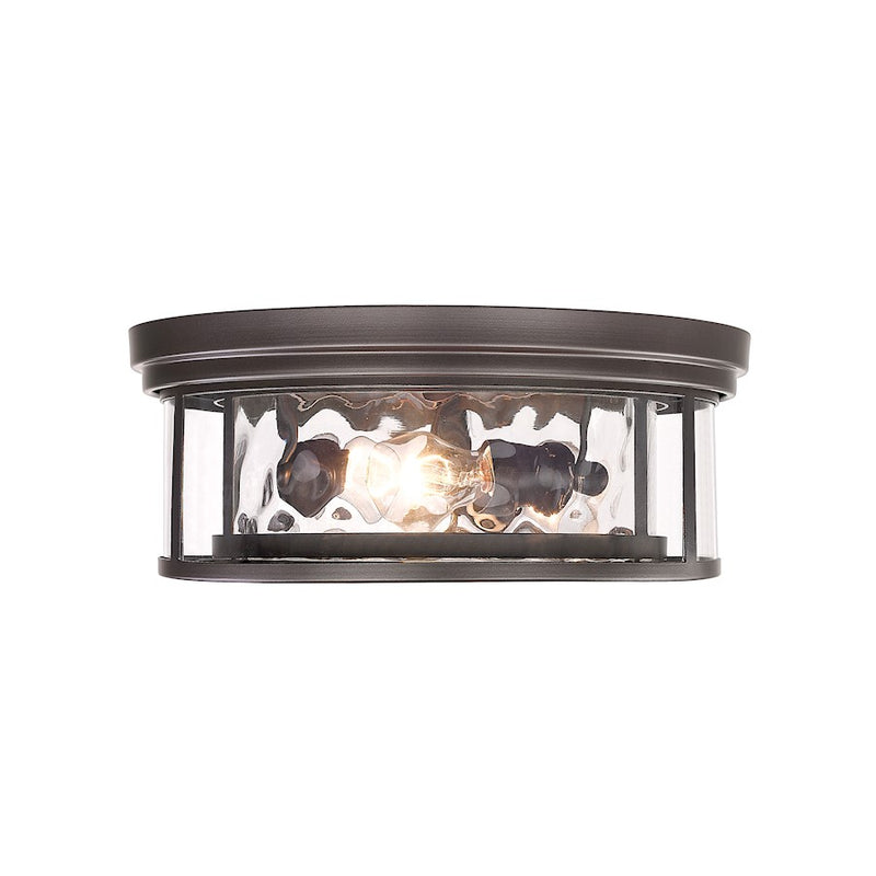Z-Lite Clarion Flush Mount, Clear