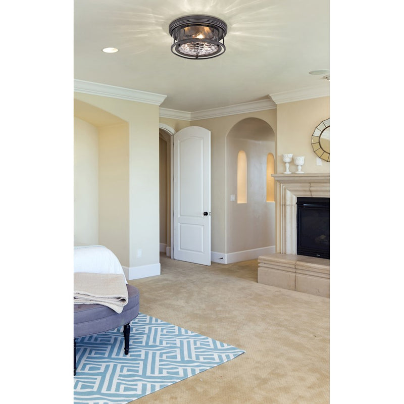 Z-Lite Clarion Flush Mount, Clear
