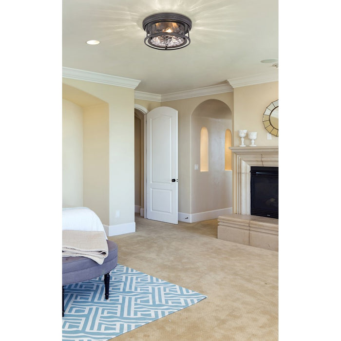 Z-Lite Clarion Flush Mount, Clear