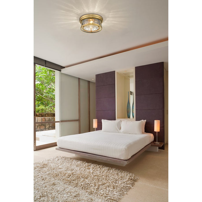 Z-Lite Clarion Flush Mount, Clear