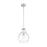 Z-Lite Bon Air 1 Light 10" Pendant, Brushed Nickel/Clear