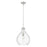 Z-Lite Bon Air 1 Light 13" Pendant, Brushed Nickel/Clear - 496P13-BN