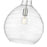 Z-Lite Bon Air 1 Light 13" Pendant, Brushed Nickel/Clear