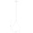 Z-Lite Bon Air 1 Light 13" Pendant, Matte Black/Clear